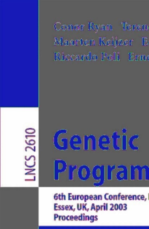 Cover image for book Genetic Programming