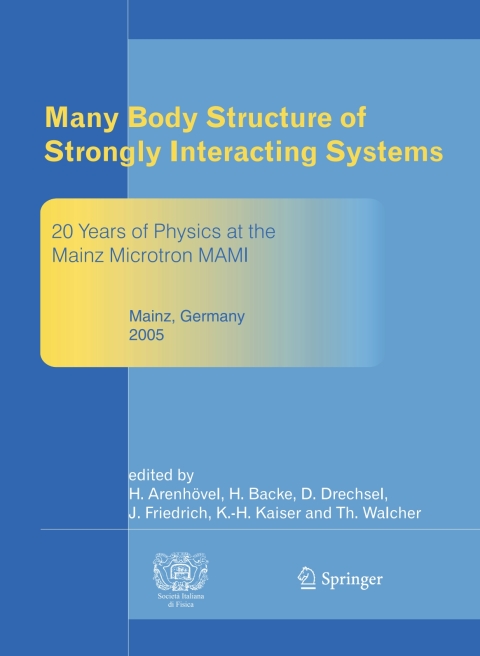 Cover image for book Many Body Structure of Strongly Interacting Systems