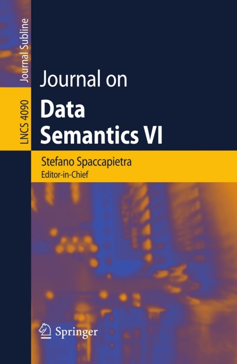 Cover image for book Journal on Data Semantics VI