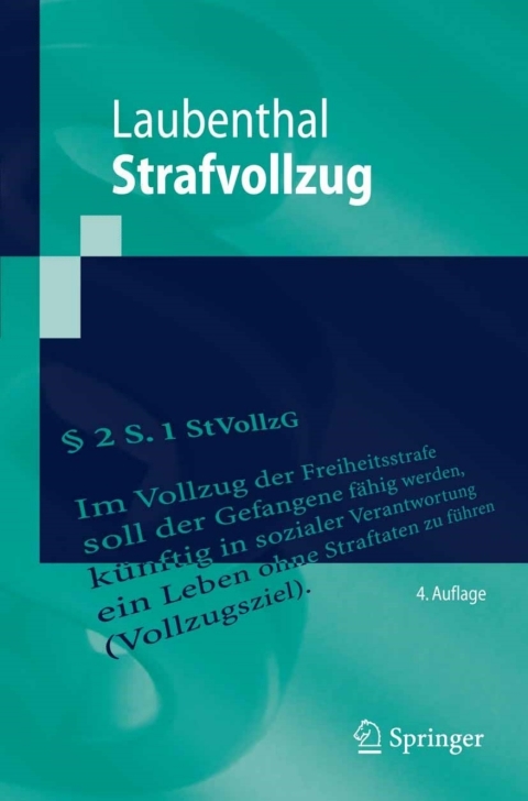 Cover image for book Strafvollzug