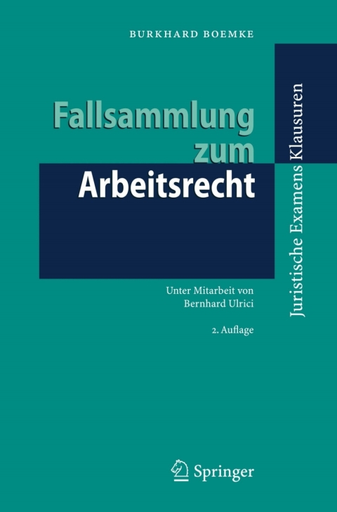 Cover image for book Fallsammlung zum Arbeitsrecht