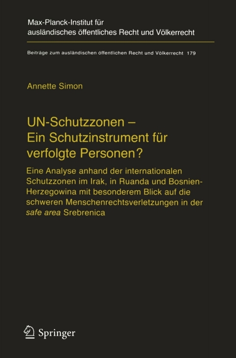 UN-Schutzzonen - Ein Schutzinstrument fÃ¼r verfolgte Personen? 
