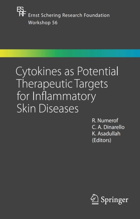 Cover image for book Cytokines as Potential Therapeutic Targets for Inflammatory Skin Diseases