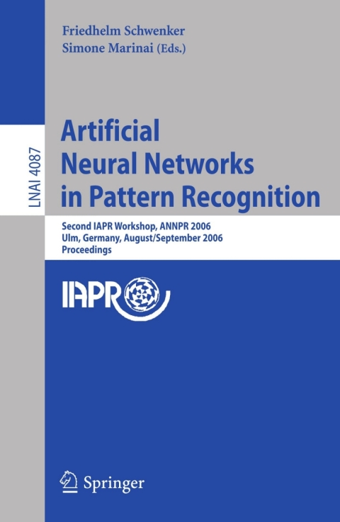 Cover image for book Artificial Neural Networks in Pattern Recognition