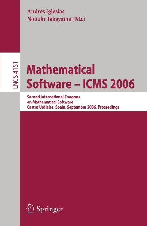 Cover image for book Mathematical Software - ICMS 2006