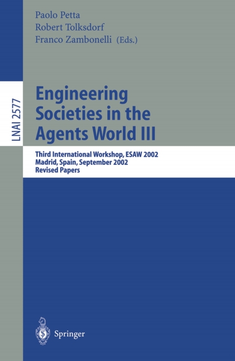 Cover image for book Engineering Societies in the Agents World III