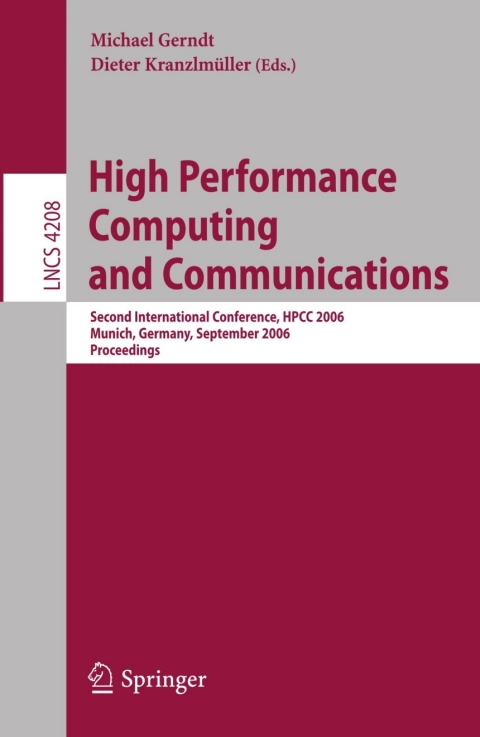 Cover image for book High Performance Computing and Communications