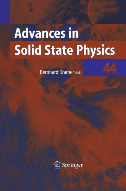 Cover image for book Advances in Solid State Physics