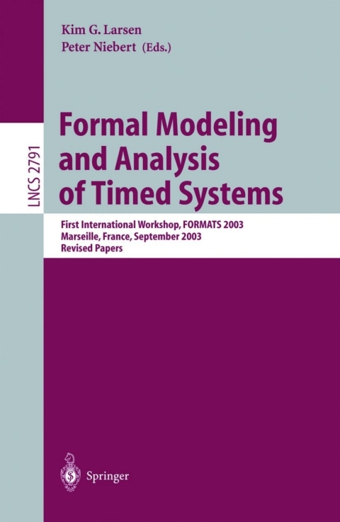 Cover image for book Formal Modeling and Analysis of Timed Systems
