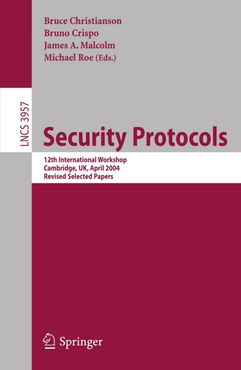 Cover image for book Security Protocols
