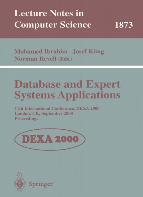 Cover image for book Database and Expert Systems Applications