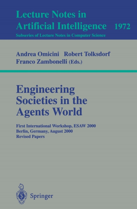 Cover image for book Engineering Societies in the Agents World