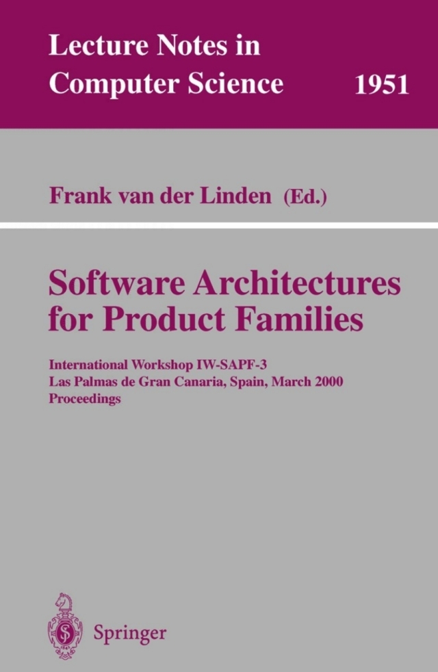 Software Architectures for Product Families