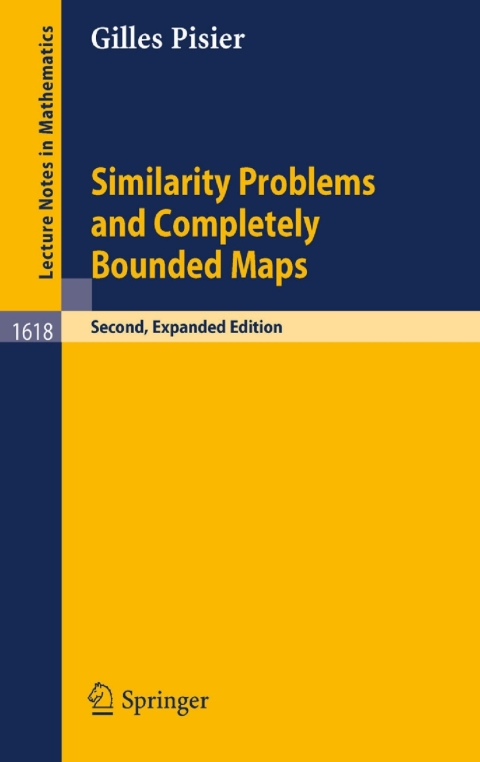 Cover image for book Similarity Problems and Completely Bounded Maps