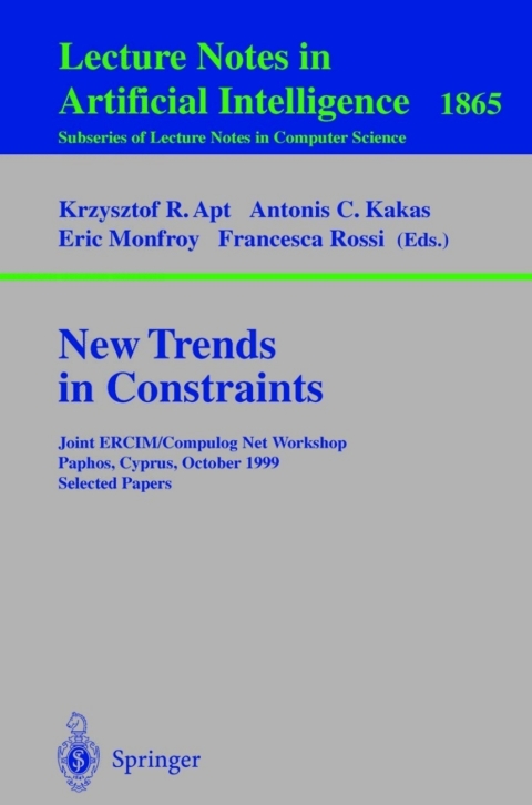 Cover image for book New Trends in Constraints