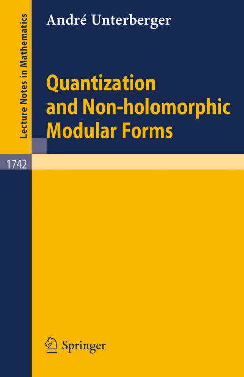 Cover image for book Quantization and Non-holomorphic Modular Forms