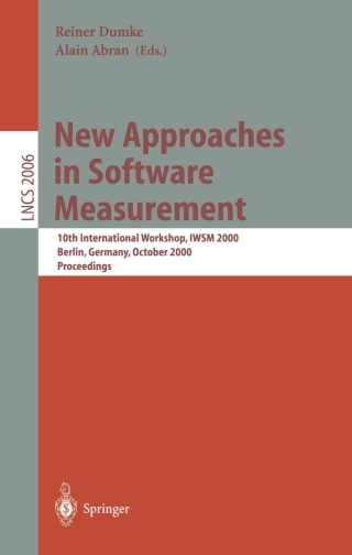 New Approaches in Software Measurement