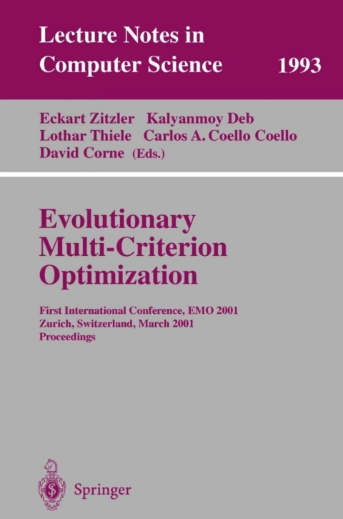 Cover image for book Evolutionary Multi-Criterion Optimization