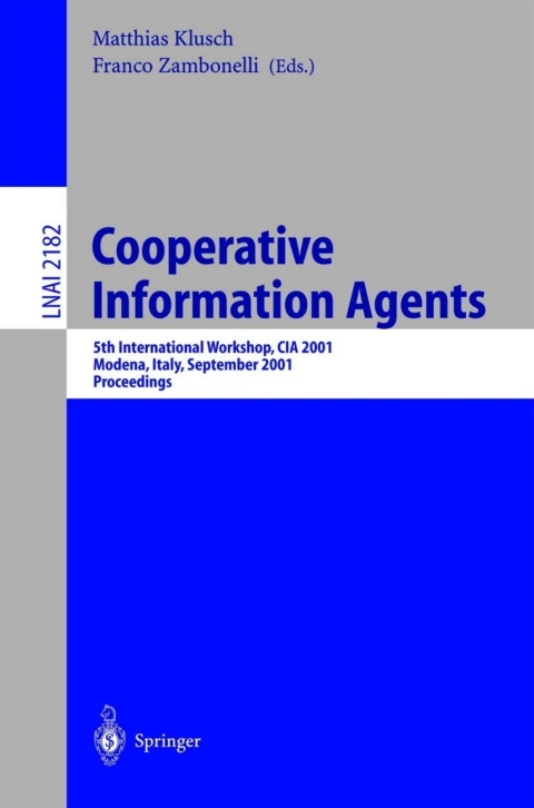Cover image for book Cooperative Information Agents V