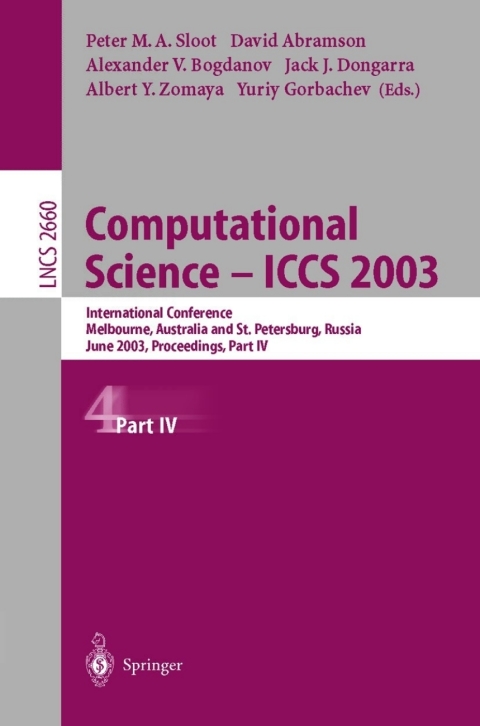 Cover image for book Computational Science — ICCS 2003