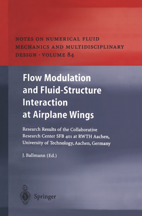 Cover image for book Flow Modulation and Fluid—Structure Interaction at Airplane Wings