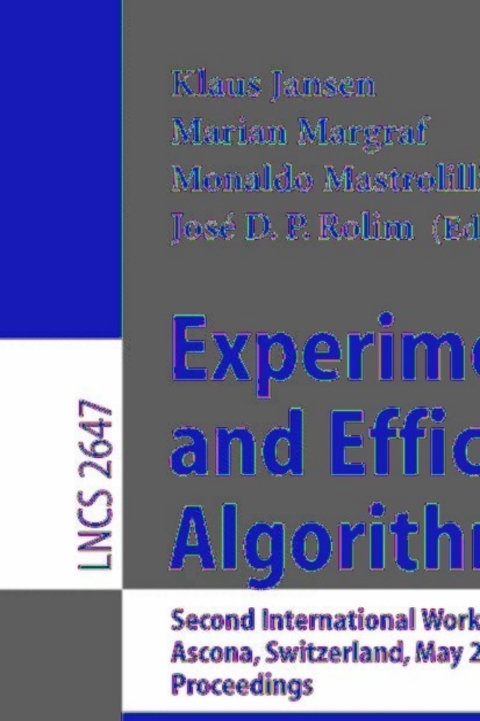Cover image for book Experimental and Efficient Algorithms