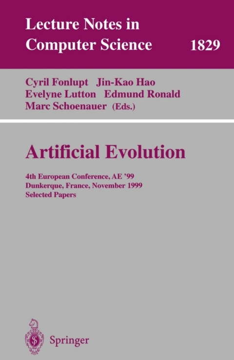 Cover image for book Artificial Evolution