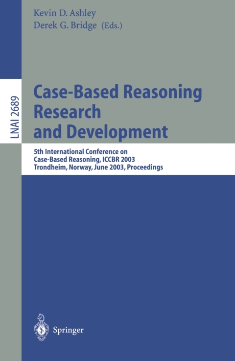 Cover image for book Case-Based Reasoning Research and Development