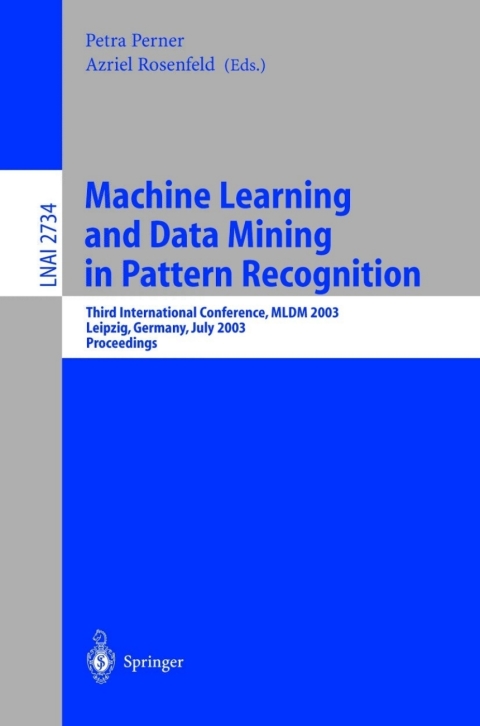 Cover image for book Machine Learning and Data Mining in Pattern Recognition