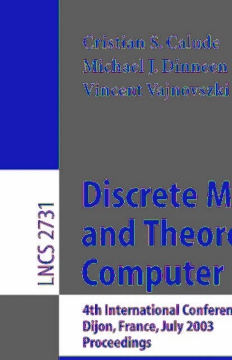 Cover image for book Discrete Mathematics and Theoretical Computer Science