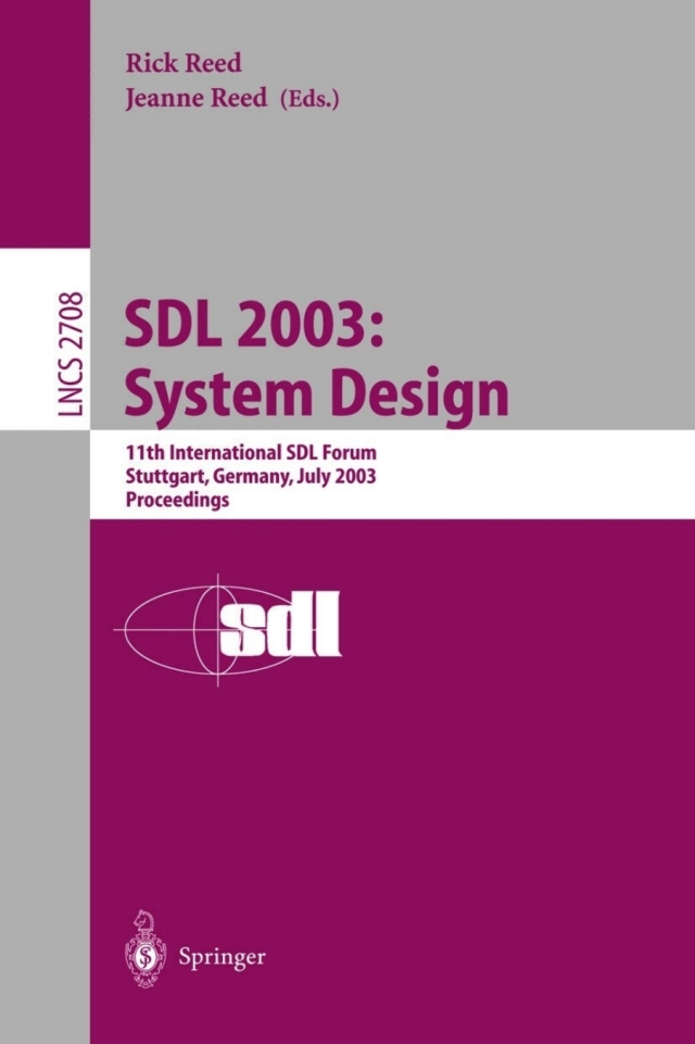 SDL 2003: System Design