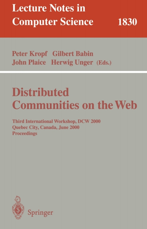 Distributed Communities on the Web