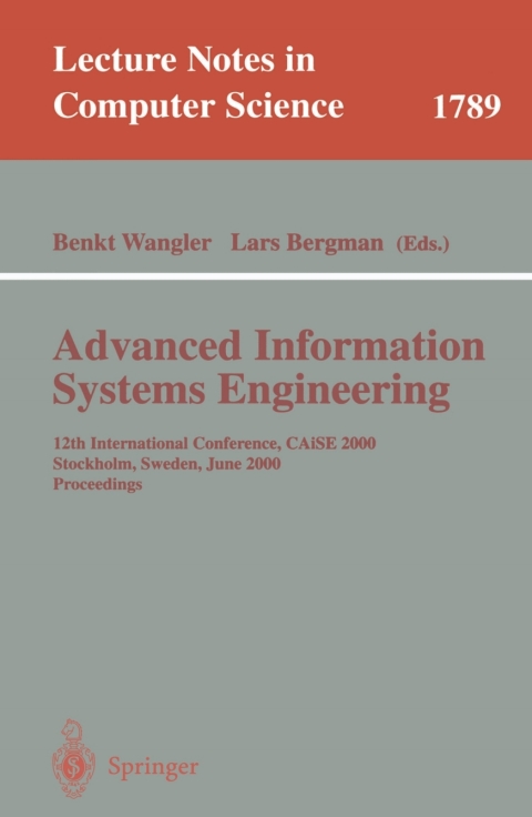 Advanced Information Systems Engineering 