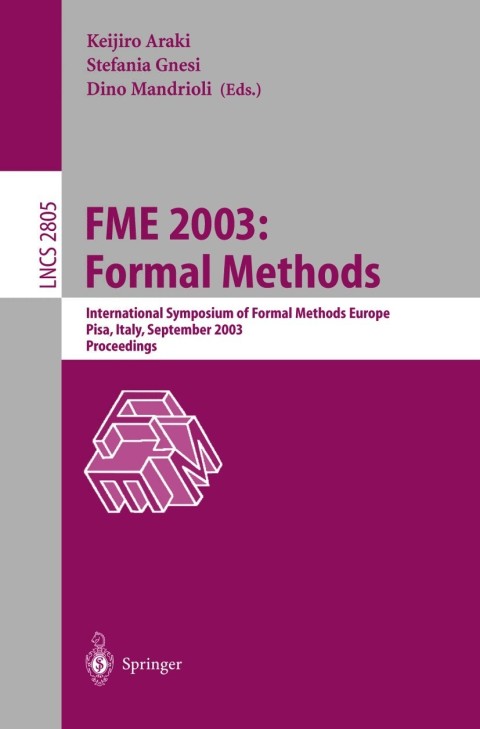 Cover image for book FME 2003: Formal Methods