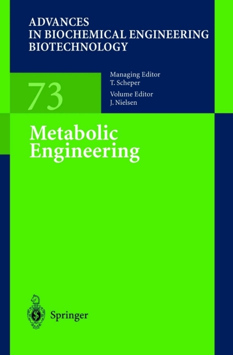 Cover image for book Metabolic Engineering