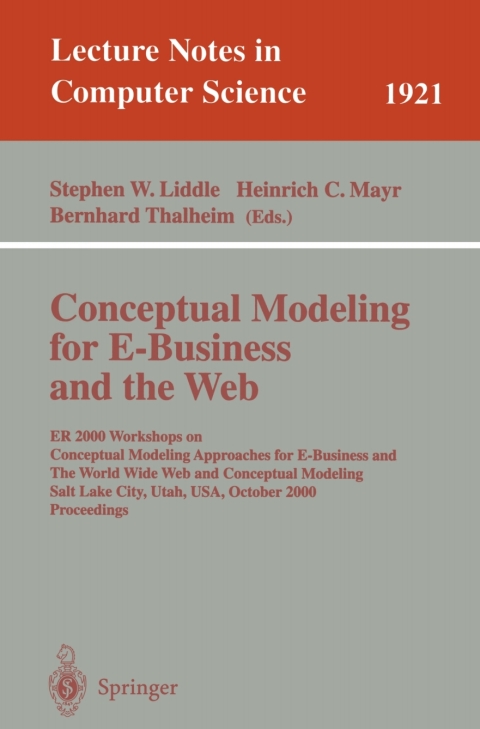 Cover image for book Conceptual Modeling for E-Business and the Web