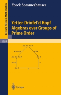 Cover image: Yetter-Drinfel'd Hopf Algebras over Groups of Prime Order 9783540437994