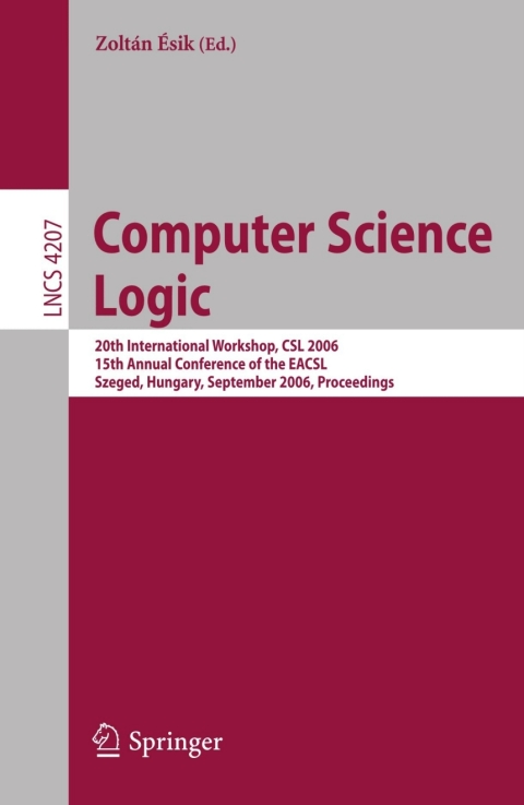 Cover image for book Computer Science Logic
