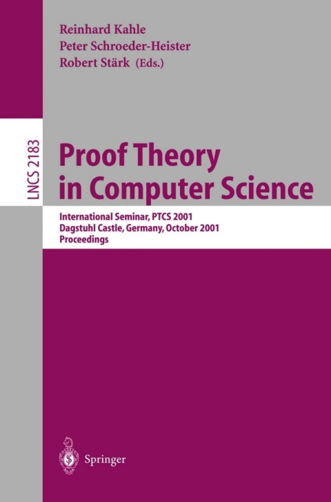 Proof Theory in Computer Science 