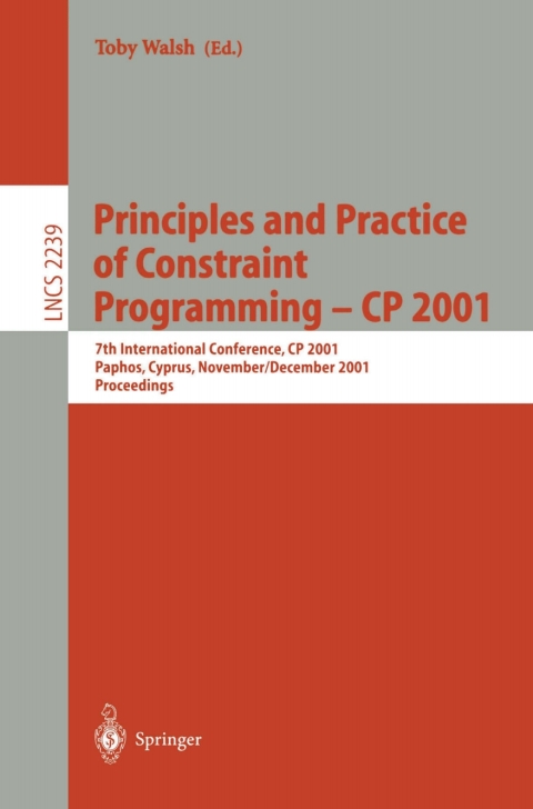 Cover image for book Principles and Practice of Constraint Programming - CP 2001
