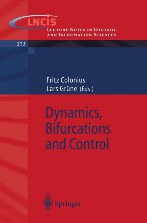 Cover image for book Dynamics, Bifurcations and Control