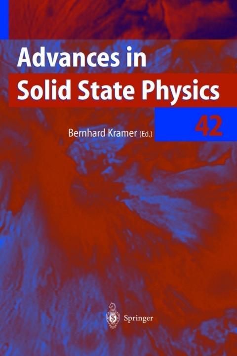 Cover image for book Advances in Solid State Physics