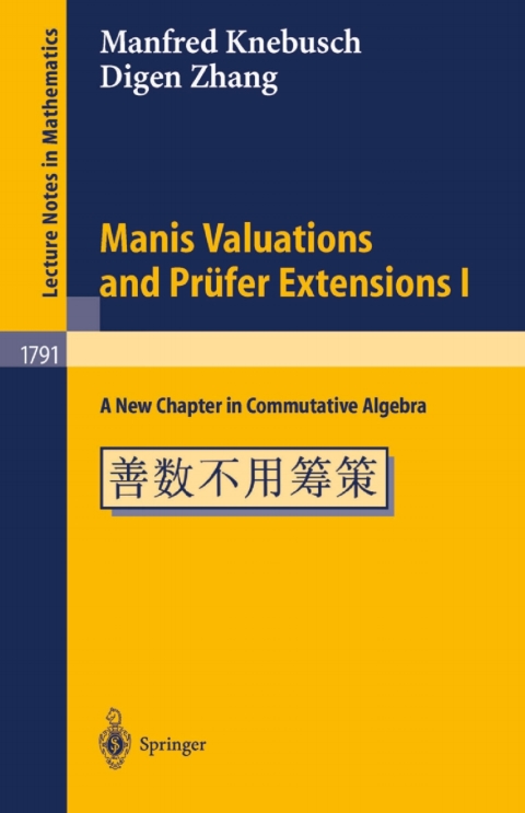 Cover image for book Manis Valuations and Prüfer Extensions I