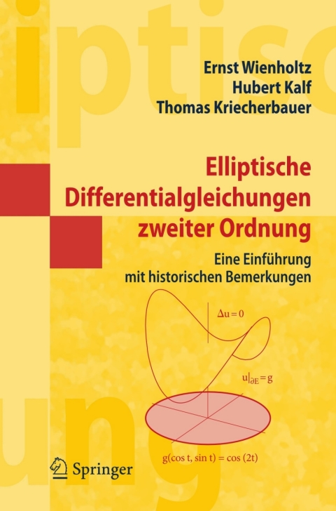Cover image for book Elliptische Differentialgleichungen zweiter Ordnung
