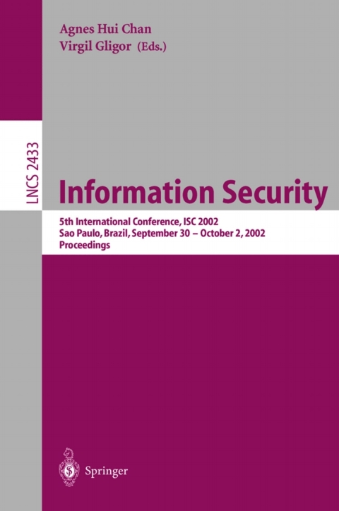 Cover image for book Information Security