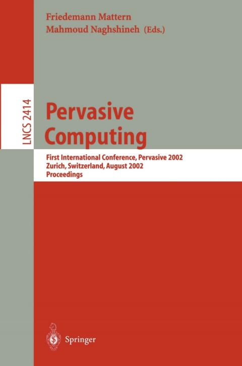 Cover image for book Pervasive Computing