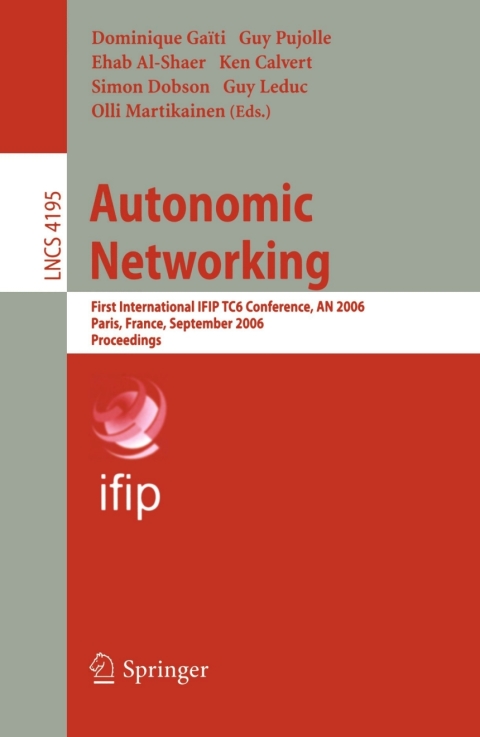 Cover image for book Autonomic Networking
