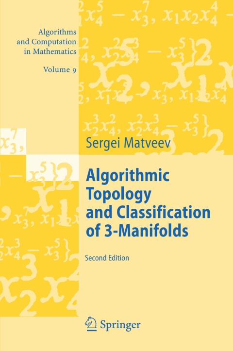 Cover image for book Algorithmic Topology and Classification of 3-Manifolds