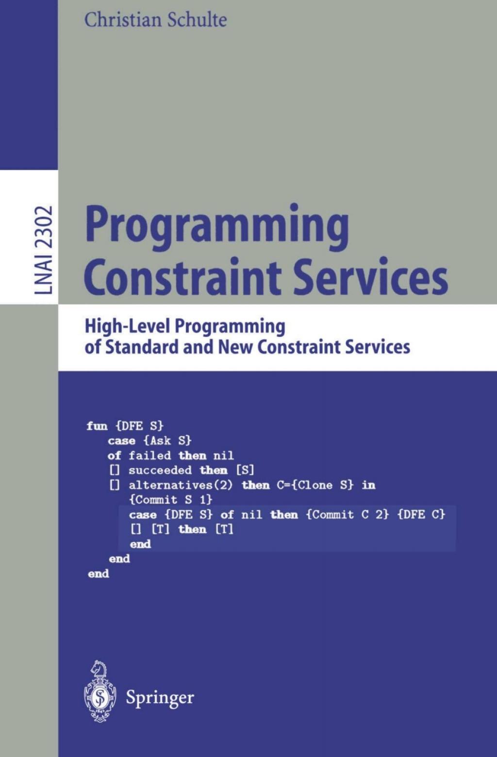 Programming Constraint Services (eBook)