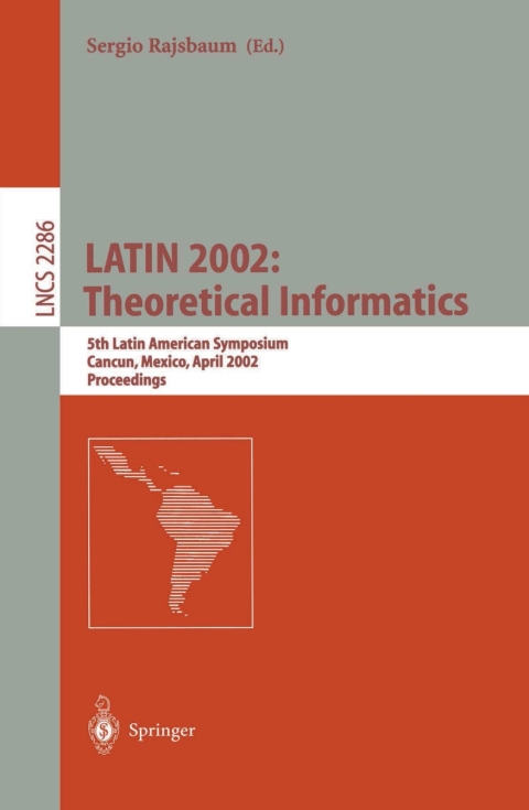 Cover image for book LATIN 2002: Theoretical Informatics